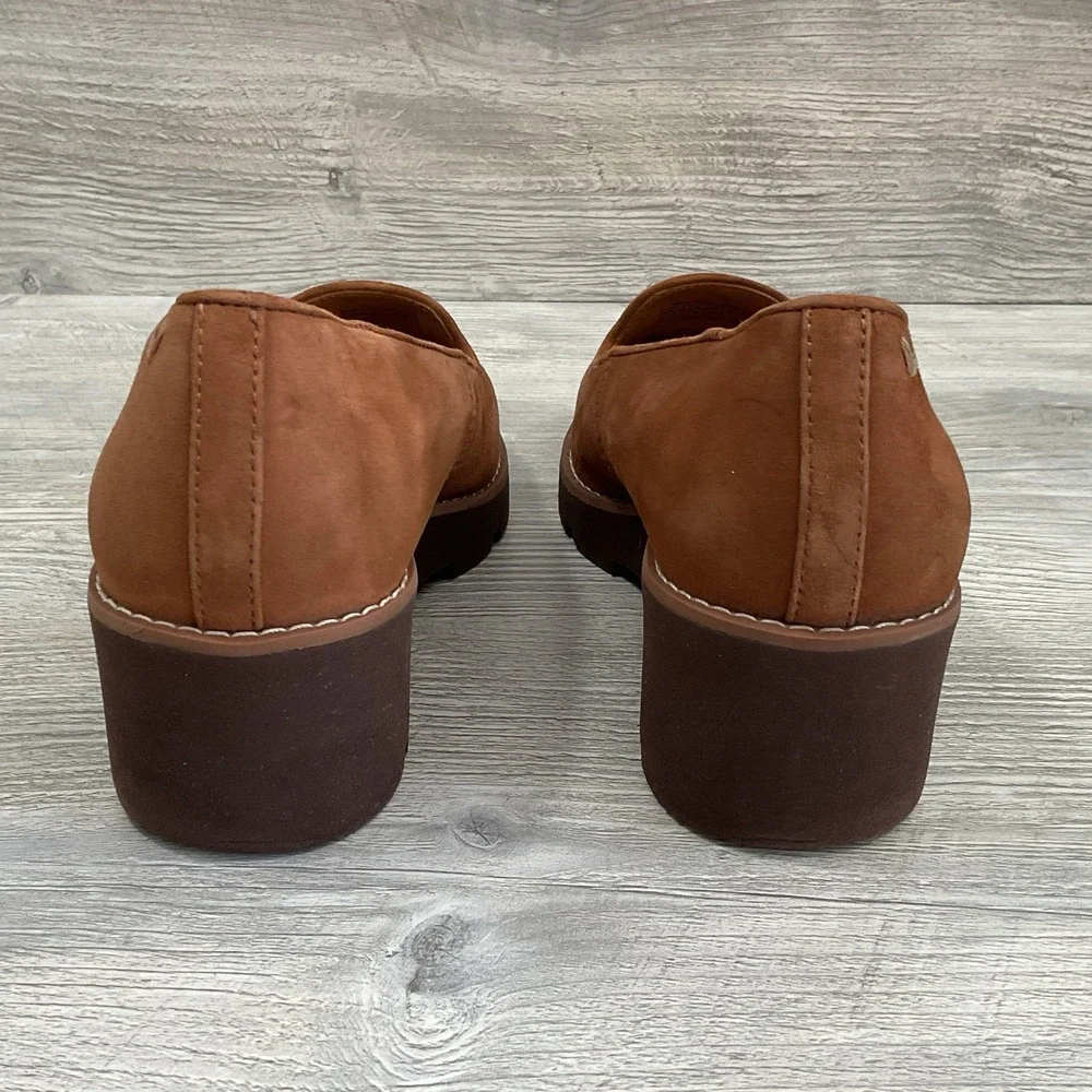 ‼️SALE‼️Vionic Aster Willa Wedge Loafers Toffee Suede
